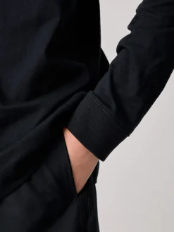 Nike Noir - T-shirt  de sport à manches longues Sale