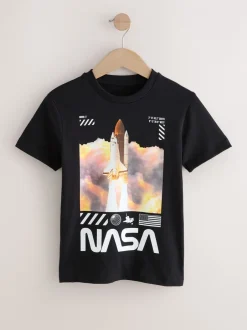 Next Noir - T-shirt NASA à manches courtes (3-16ans) Best