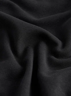 Next - T-shirt oversize décontracté boxy épais à col ras du cou Noir Discount