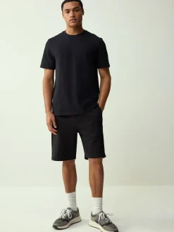 Next - T-shirt épais doux au toucher élégant Noir New