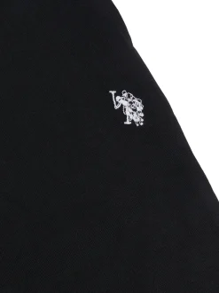 U.S. Polo Assn Noir - US Polo Assn Double Horsemen Sweat homme Shorts 100% coton Discount