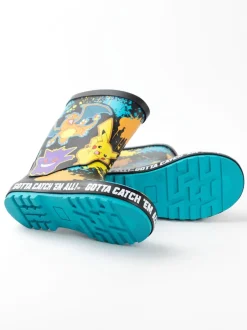 Vanilla Underground Noir - Kid Bottes en caoutchouc Pokemon enfant avec poignées Discount