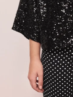 Next Noir - Veste à sequins Outlet