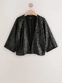 Next Noir - Veste à sequins Outlet