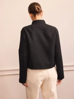 Next Noir - Veste bouclée