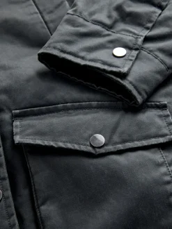 Next Noir - Veste cirée en fausse (5-14ans) Discount