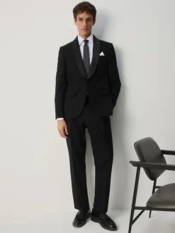 Next Noir - Veste de costume Coupe ajustée à sequins Outlet