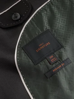 Next Noir - Veste de costume en 100% laine italienne Nova Fides Signatures Coupe classique Sale