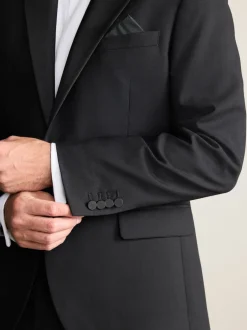 Next Noir - Veste de costume en 100% laine italienne Nova Fides Signatures Coupe classique Sale