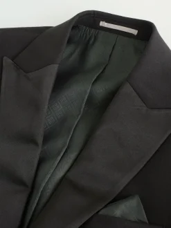 Next Noir - Veste de costume en 100% laine italienne Nova Fides Signatures Coupe classique Sale