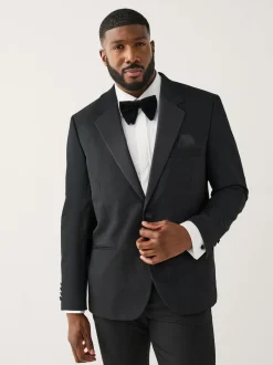 Next Noir - Veste de costume Motionflex extensible ajustée aux muscles Clearance