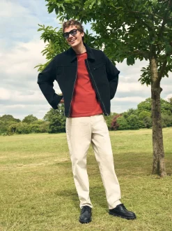 Next Noir - Veste doublée en velours côtelé et en peau de mouton Best