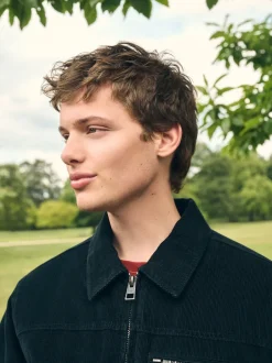 Next Noir - Veste doublée en velours côtelé et en peau de mouton Best