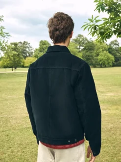 Next Noir - Veste doublée en velours côtelé et en peau de mouton Best