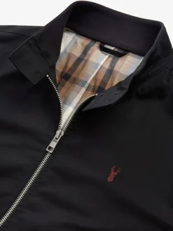 Next Noir - Veste Harrington à doublure Imperméable À carreaux Discount