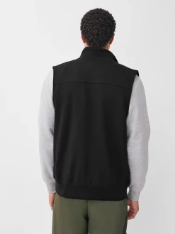 Next Noir - Veste sans manche hybride zippée Clearance