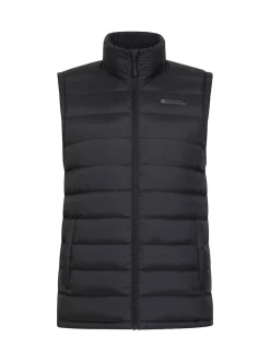 Mountain Warehouse - Veste sans manche matelassée Seasons pour hommes Noir Outlet
