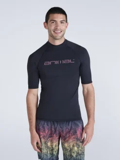 Animal Noir anthracite - Rash homme Kai séchage rapide Sale