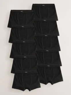 Next Noir anthracite - Maillot de bain à ceinture souple 10 paquet (2-16ans)