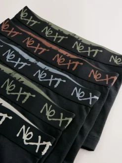 Next Noir avec ceinture Grafitti - Lot de 5 boxers (1.5-16ans) Noir avec ceinture Next Grafitti Outlet