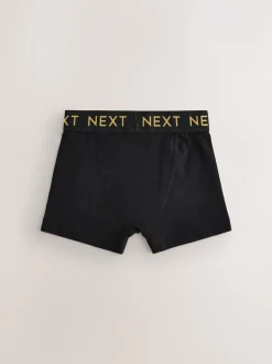 Next - Lot de 5 boxers (1.5-16ans) Noir avec ceinture Or