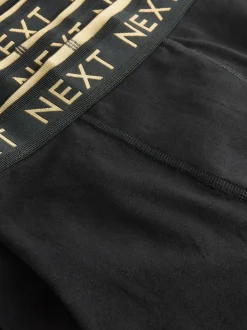 Next - Lot de 10 boxers (1.5-16ans) Noir avec ceinture Or