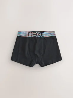 Next - Lot de 10 boxers (1.5-16ans) Noir avec taille brillante