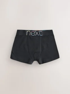 Next - Lot de 10 boxers (1.5-16ans) Noir avec taille brillante
