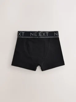 Next - Lot de 5 boxers (1.5-16ans) Noir avec taille grise Outlet