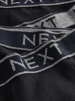 Next - Lot de 5 boxers (1.5-16ans) Noir avec taille grise Outlet