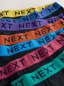 Next - Lot de 10 boxers (1.5-16ans) Noir avec taille universitaire