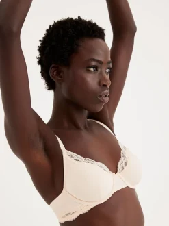 Next Noir/ Blanc/ Rose pâle Nude - Lot de 3 soutiens-gorge en mélange de coton Ultimate Comfort balconnets non rembourré Best