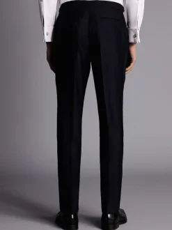 Charles Tyrwhitt Noir chrome - Pantalon de soirée slim Best
