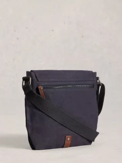 White Stuff Noir chrome - Sac à bandoulière Charlie en toile Online