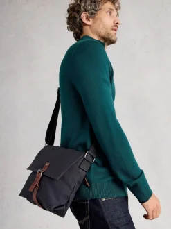 White Stuff Noir chrome - Sac à bandoulière Charlie en toile Online