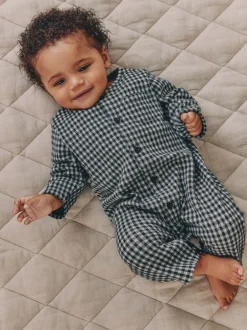 Next Noir et blanc à carreaux - Barboteuse pour bébé (0mths-2yrs) Hot