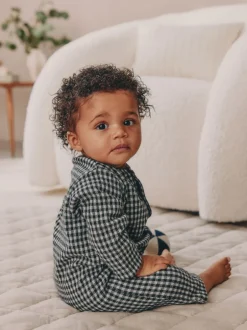 Next Noir et blanc à carreaux - Barboteuse pour bébé (0mths-2yrs) Hot