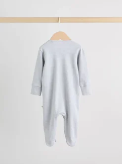 Next - Lot de 3 dors-bien bébé zippés (0-2ans) Noir et blanc à motif chien Sale