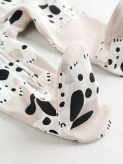 Next - Lot de 3 dors-bien bébé zippés (0-2ans) Noir et blanc à motif chien Sale