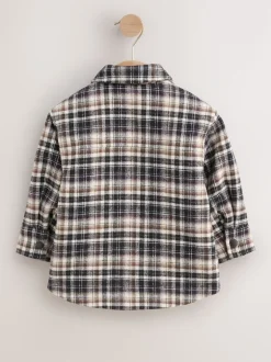 Next Noir et blanc - Veste-chemise à carreaux doublée de peau de mouton (3mois7ans) Online