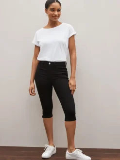 Next noir et blanc rayé - Lot de 3 T-shirts à manches courtes 100 % coton Discount