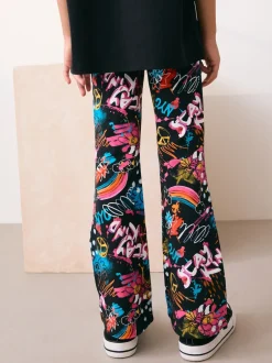 Next - Leggings évasés (3-16ans) Noir Graffiti Sale