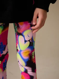 Next Noir Graffiti coeur - Ensemble Sweat-shirt et Leggings (3-16ans) Sale