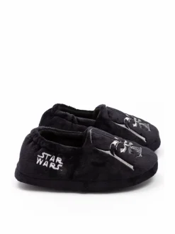 Vanilla Underground - Chaussons d’hiver Noir imprimé Star Wars™ Clearance