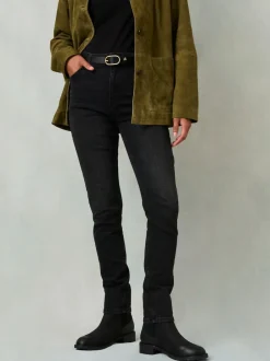 Fat Face Noir lavé - FatFace Slim Jeans Sale