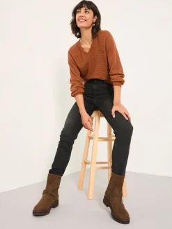 Fat Face Noir lavé - FatFace Slim Jeans Sale