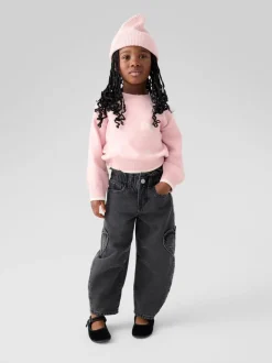Gap Noir lavé - Paperbag Horseshoe Jean (6mois-5ans) (6mois-5ans) Outlet