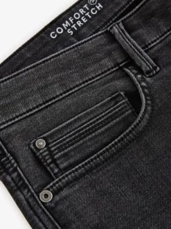 Next - Skinny Fit (Skinny Fit) - Jeans stretch de confort Noir lavé Online