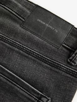 Next - Slim Fit (Slim Fit) - Jeans stretch de confort Noir lavé Hot