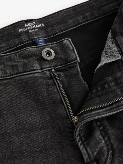 Next - Slim Fit (Slim Fit) - Jeans stretch de confort Noir lavé Hot